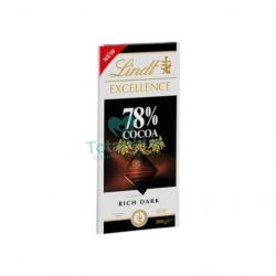 Lindt excellence 78% cocoa étcsokoládé lnex1038 100g