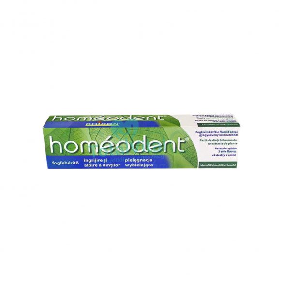 Homeodent fogfehérítő fogkrém klorofill 75 ml