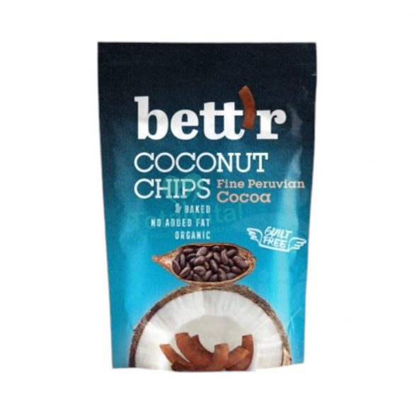 Bettr bio kókuszchips kakaós 70g