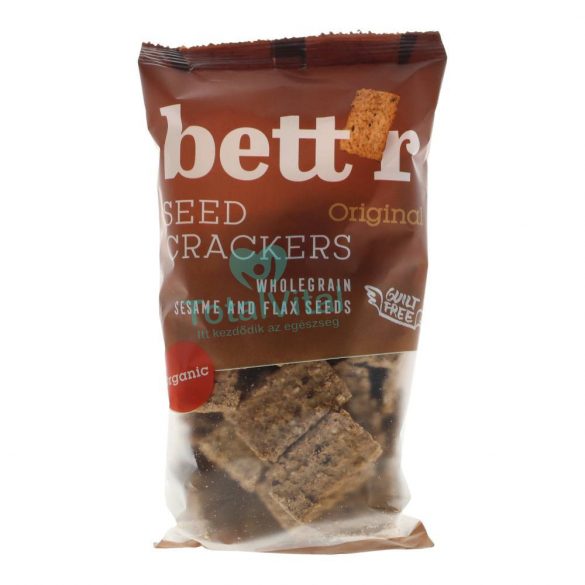 Bettr bio vegán teljes kiőrlésű magvas kréker sós 150g