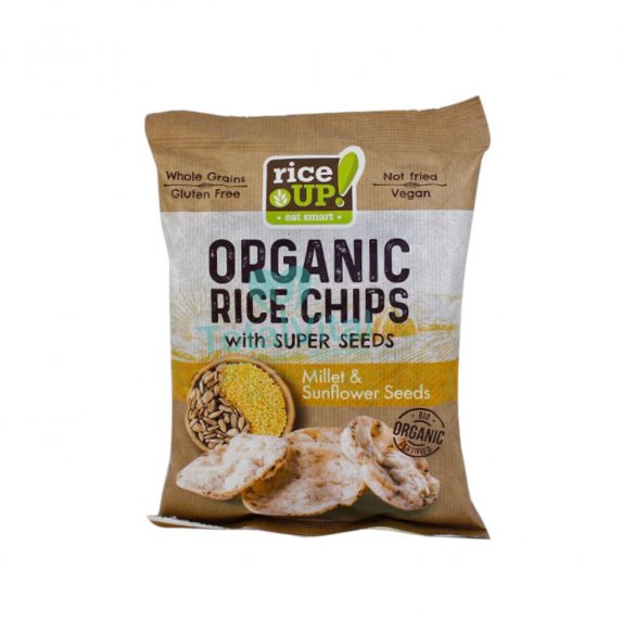 Rice up bio köles & napraforgó chips 25g