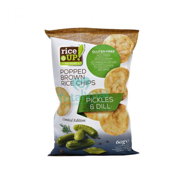 Rice up chips uborkás ízű 60g