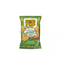 Corn up tortilla chips hagymás tejfölös ízű 60g