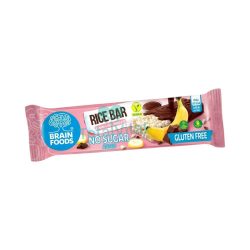   Brain foods puffasztott rizsszelet étcsokoládéval banános 18g