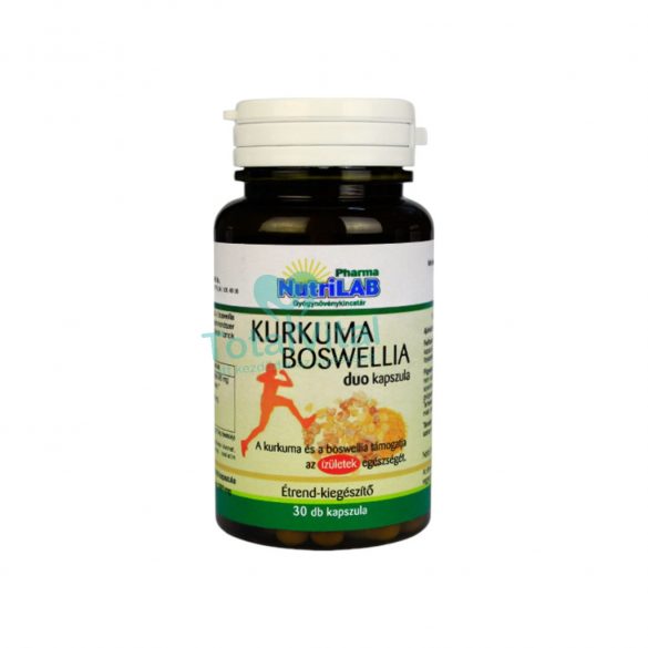 Nutrilab kurkuma boswellia duo kapszula 30db