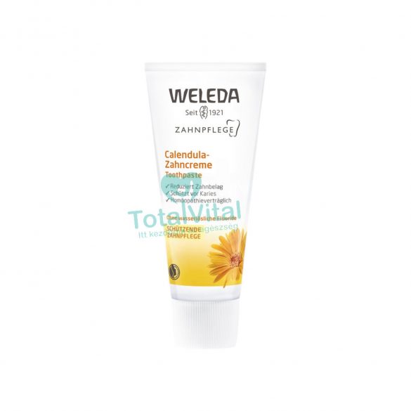 Weleda calendula gyógynövényes mentol mentes fogkrém 75 ml