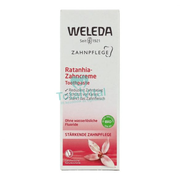 Weleda fogkrém ratanhia 75 ml