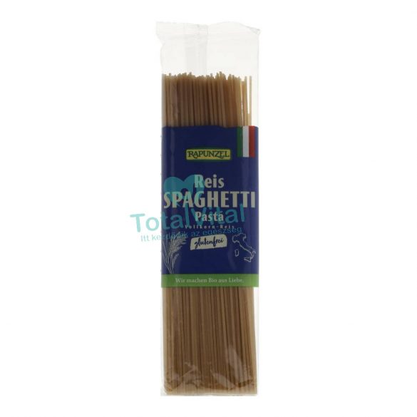 Rapunzel bio rizstészta spagetti teljes kiőrlésű 250g