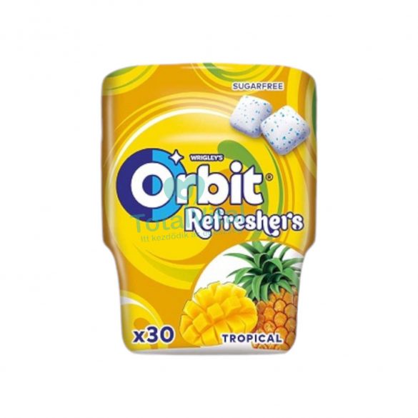 Orbit refreshers bottle tropical (30 szemes) 67g