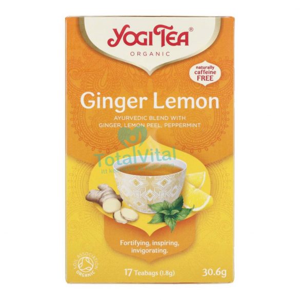 Yogi bio tea citromos gyömbér 17x1,8g 31g