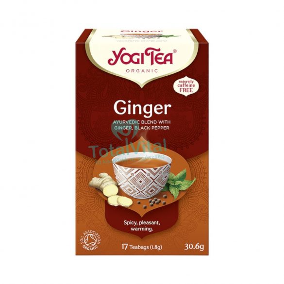 Yogi bio tea gyömbéres 17x1,8g 31 g