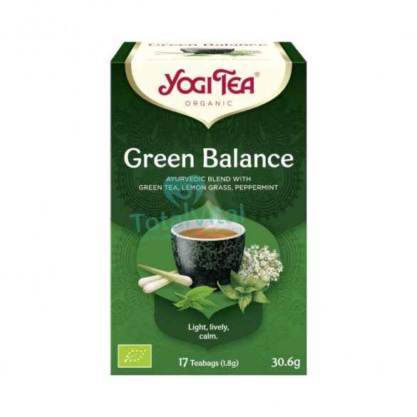 Yogi bio tea zöld egyensúly 17x1,8g 31 g