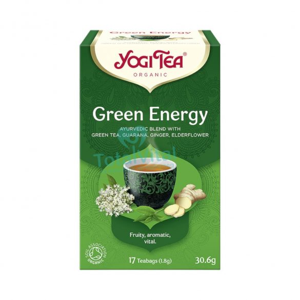 Yogi bio tea zöld energia 17x1,8g 31 g