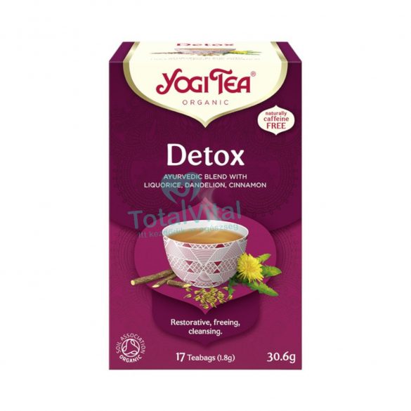 Bio yogi tea tisztító (méregtelenítő) tea 17 db