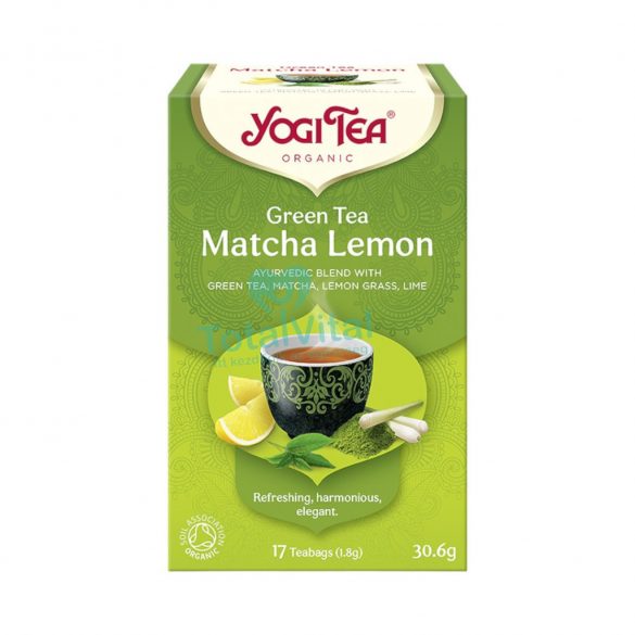 Yogi bio tea zöld matcha-citrom 17x1,8g 30,6 g