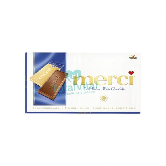 Merci edel-rahm milk chocolate 100g