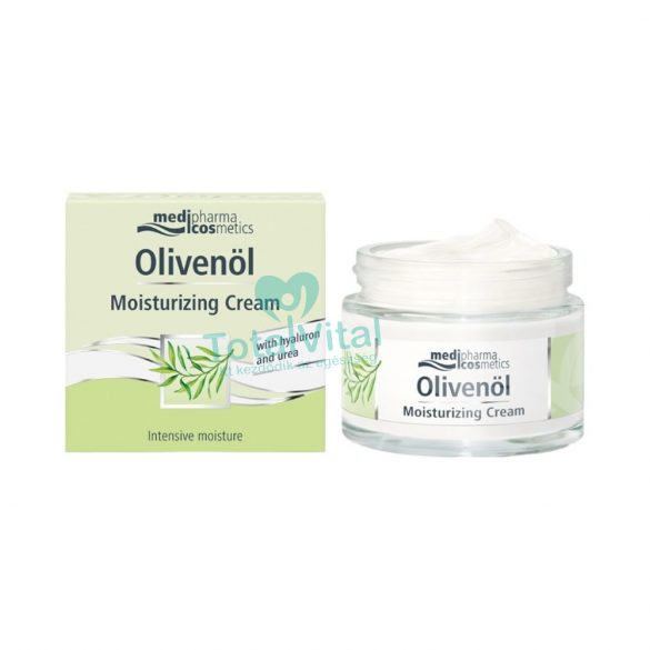 Olivenöl hidratáló arckrém hialuronnal és ureával 50 ml