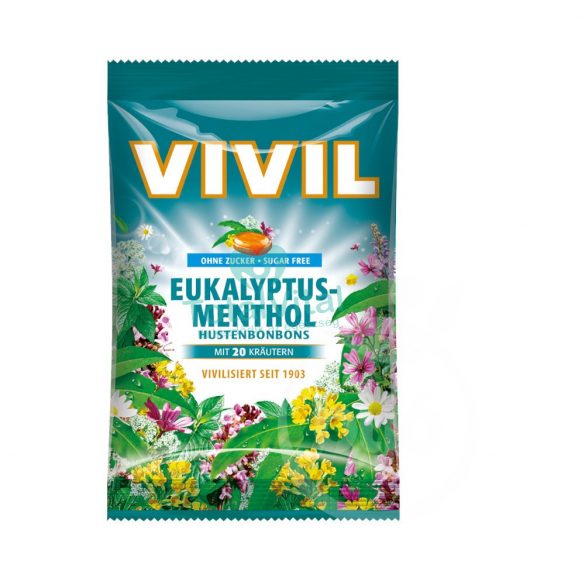 Vivil cukormentes mentolos eukaliptuszos torokcukor 60g