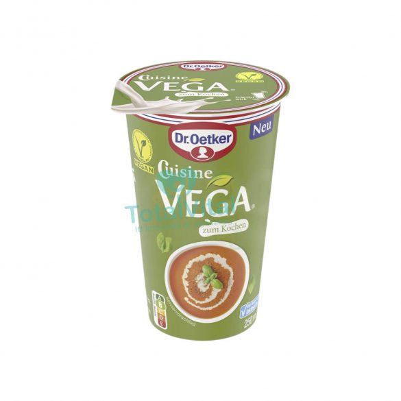 Dr.oetker cuisine vega vegán növényi készítmény főzőtejszín helyettesítésére 250 ml