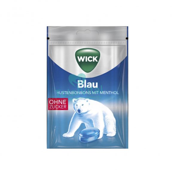 Wick blau mentolos torokcukor cukormentes 72 g