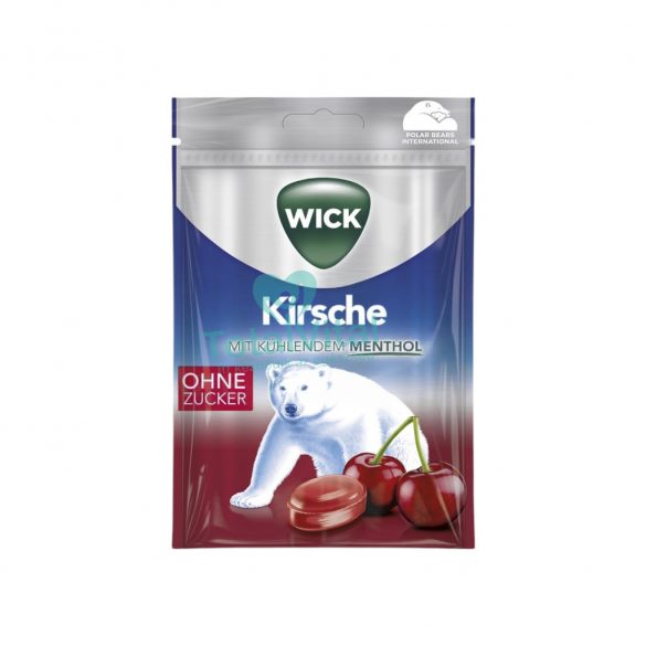 Wick hustenbonbons meggy, eukalpiptusz cukormentes 72g