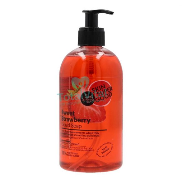 Skin super good „sweet strawberry” folyékony szappan 200 ml