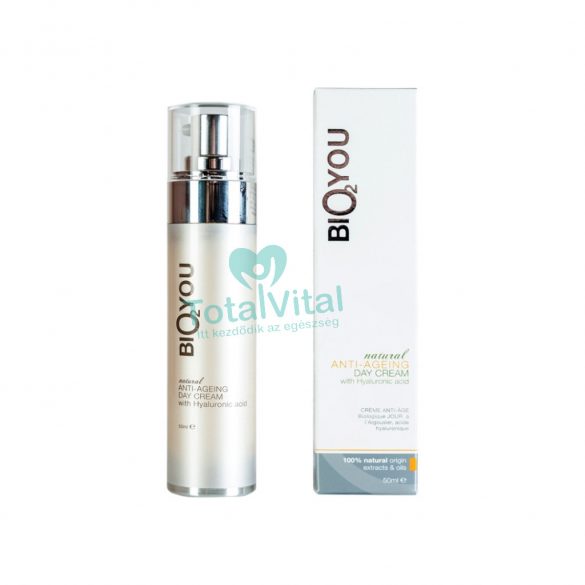 Bio2you natúr homokt anti-ageing nappali arckrém hialuronsav 50 ml