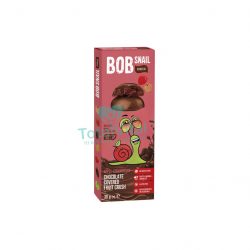 Bob snail gyümölcs snack étcsokoládéban alma-eper 30 g