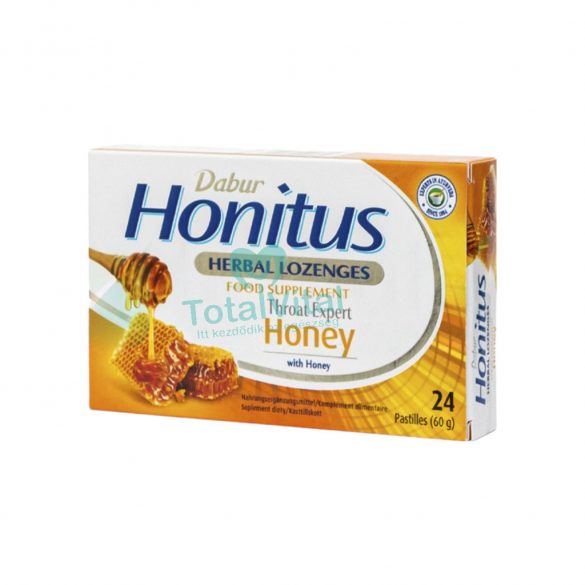 Dabur honitus honey méz ízű gyógynövényes szopogató tabletta 24 db