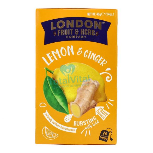 London citrom gyömbér tea 20x 40g