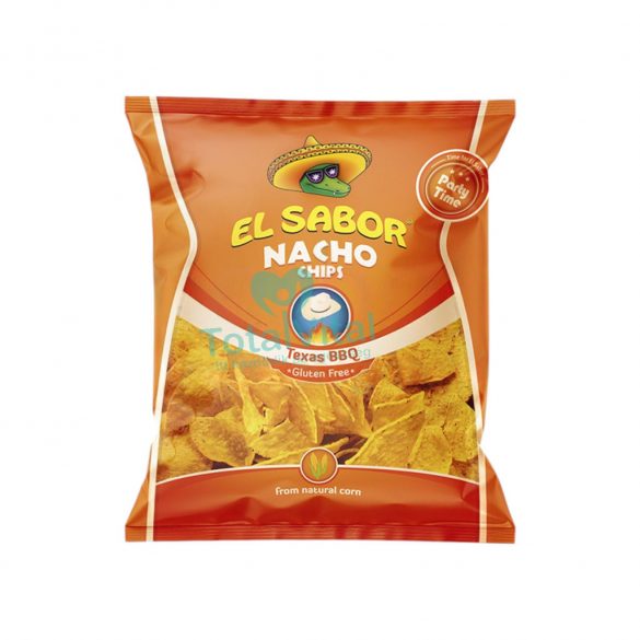 El sabor big nacho chips gluténmentes texas bbq 225g