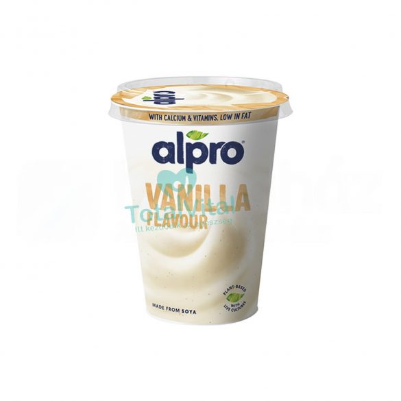 Alpro szójagurt vaníliás 400g