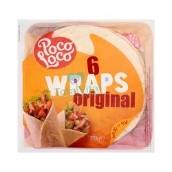 Poco loco wraps lágy tortilla 370g