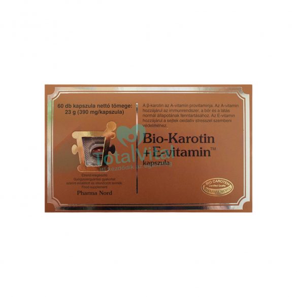 Bio-karotin+e-vitamin kapszula 60 db