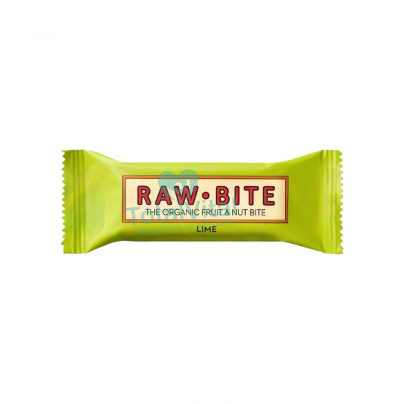 Gluténmentes rawbite organic lime bar 50g