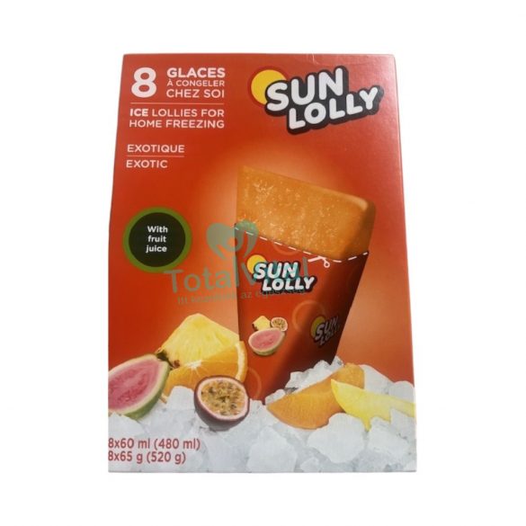 Sunlolly glutén- és laktózmentes jégkrém egzotikus 8x60ml 480 ml