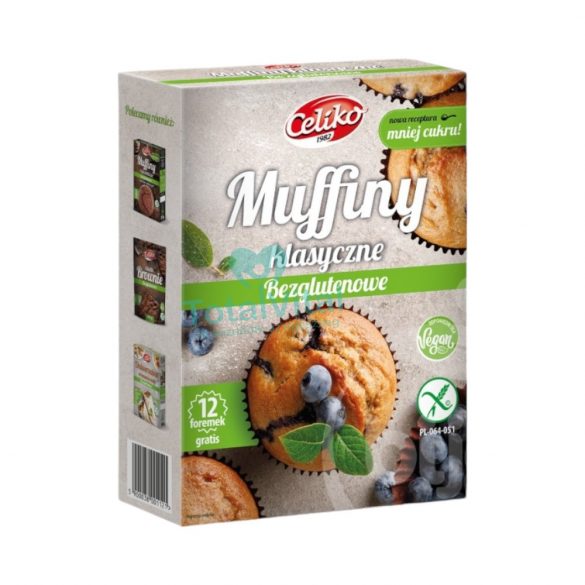 Celiko muffin lisztkeverék klassszikus 280g