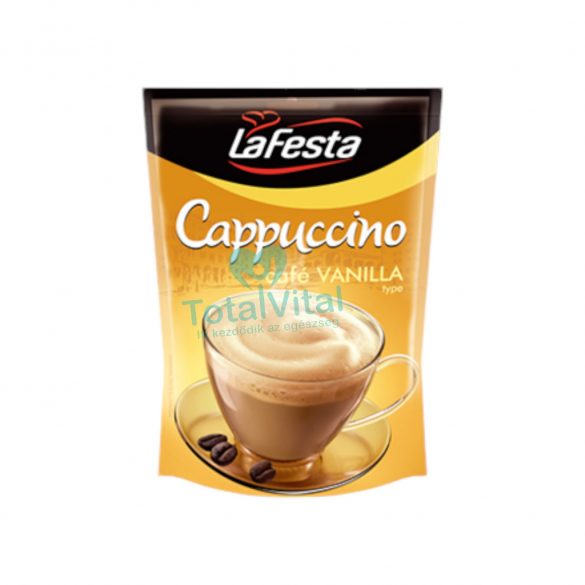 Cappuccino lafesta utántöltő vanília 100g