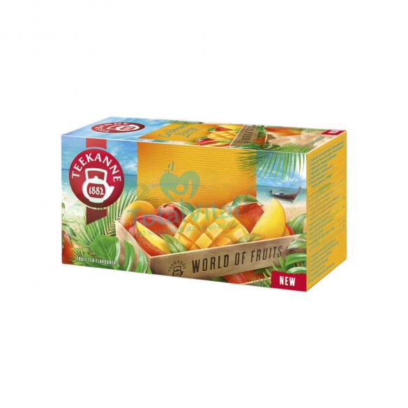 Teekanne world of fruits caribbean mangó ízű gyümölcstea 20x2,25g 45 g