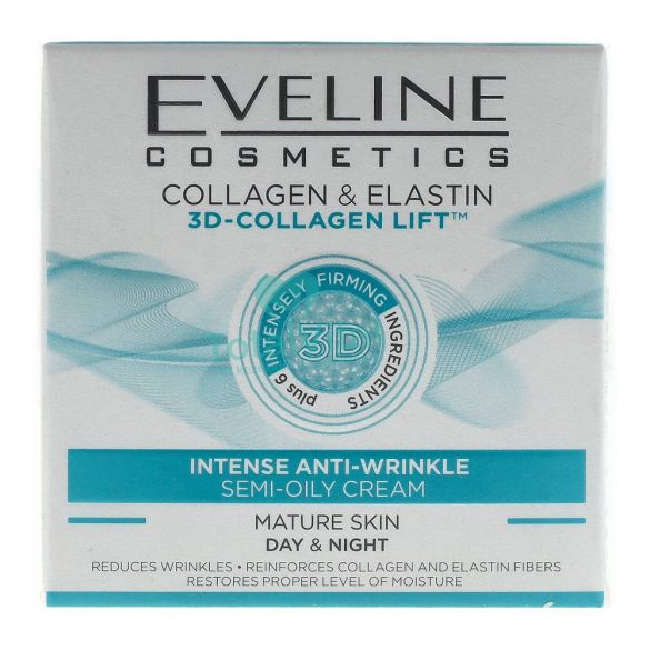 Eveline 3d collagen intenzív ránctalanító arckrém 50 ml