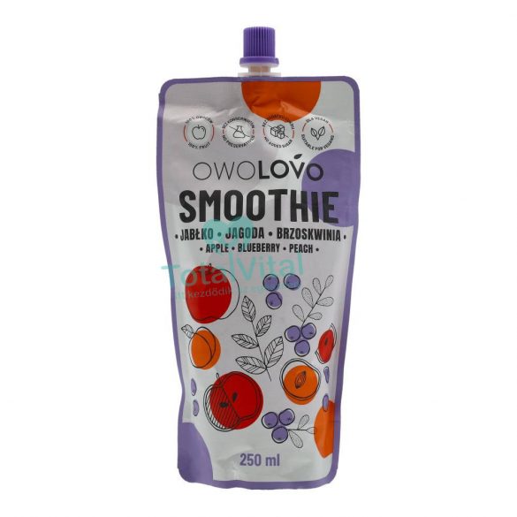 Owolovo smoothie alma-kékáfonya-őszibarack 250 ml