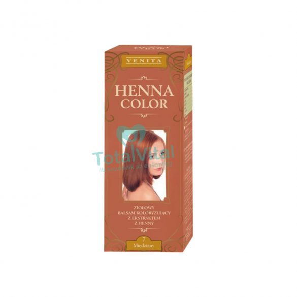 Henna color színező hajbalzsam nr 7 rézvörös 75 ml