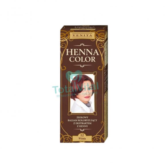 Henna color színező hajbalzsam nr 12 meggyvörös 75 ml