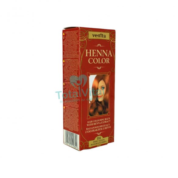 Henna color színező hajbalzsam nr 116 tűzvörös 75 ml