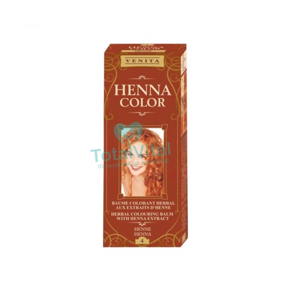 Henna color színező hajbalzsam nr 4 henna vörös 75 ml