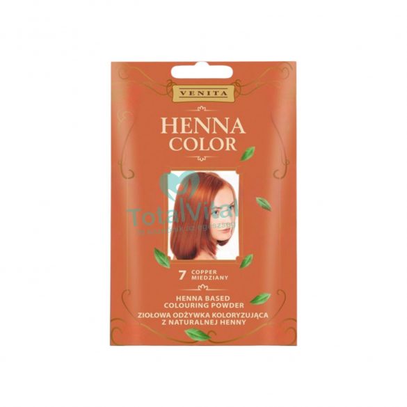 Henna color hajszínezőpor nr 7 rézvörös 25g