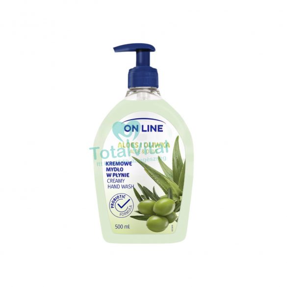 On line folyékony krémszappan aloe vera és olíva 500 ml