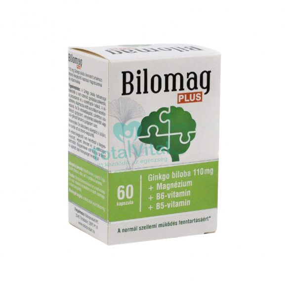 Bilomag plus 110mg gingko biloba kivonatot tartalmazó étrend-kiegészítő kapszula 60 db