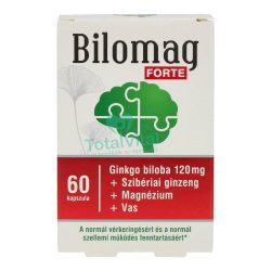   Bilomag plus 110mg gingko biloba kivonatot tartalmazó étrend-kiegészítő kapszula 90+30db 120 db