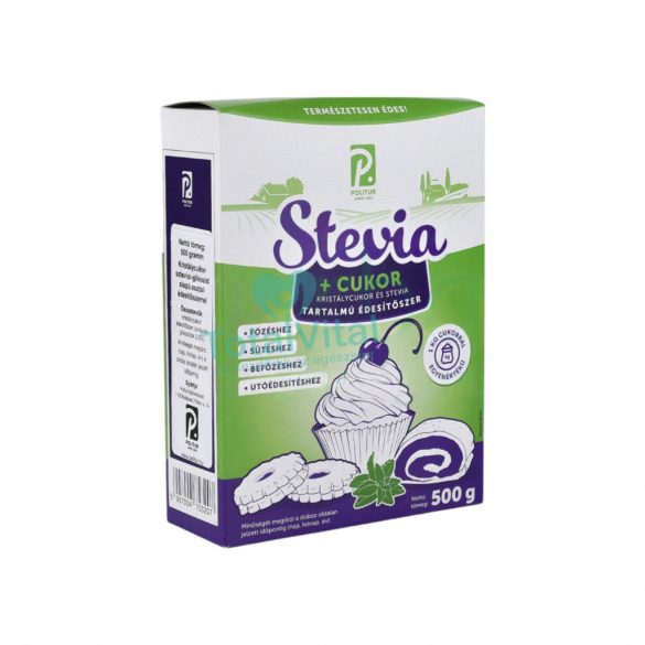 Politur stevia + cukor édesítőszer